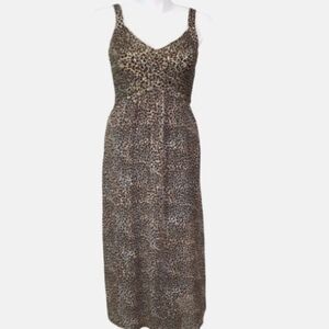 Robbie Bee Womens Plus Size Animal print maxi dress size‎ 18